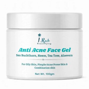 Anti Acne Face Gel - Neem, Tea Tree, Sea Buckthorn and Aloevera (100g)